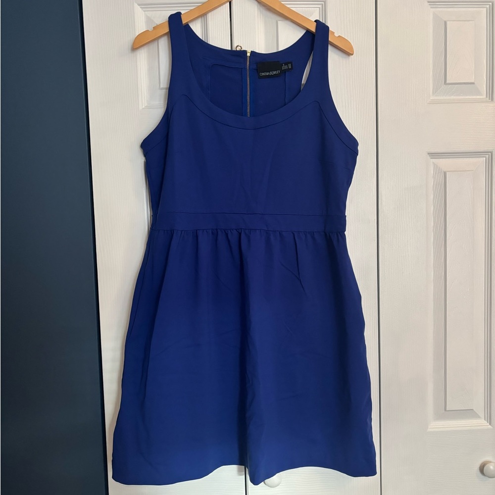 Royal blue Fit and Flare dress